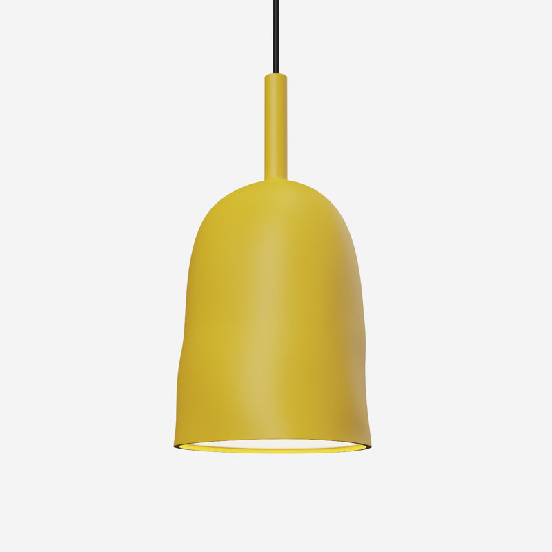 Vessel Pendant Light, 18" H x 14.5" W x 9" D, Black, Sunrise