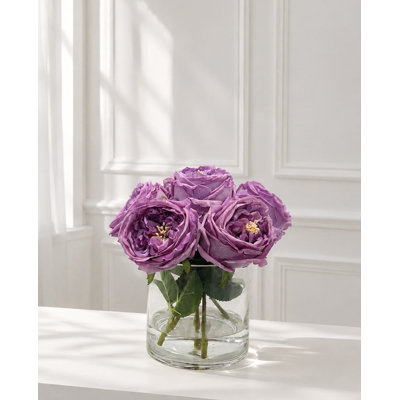 Rose Faux Floral in Vase