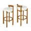 Ensemble de 2 tabourets de bar et tissu d'ameublement Elise-498202410