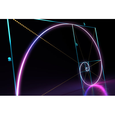 Eftychia Fibonacci Golden Ratio Spiral by Vchal