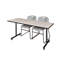 Kobe T-Base Training Seminar Table, 2 Zeng Stack Chairs-32701938-32701934-32701929