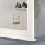 Miroir rectangulaire en bois blanc 24 "x 30" Eviva Elite Stamford-33584909