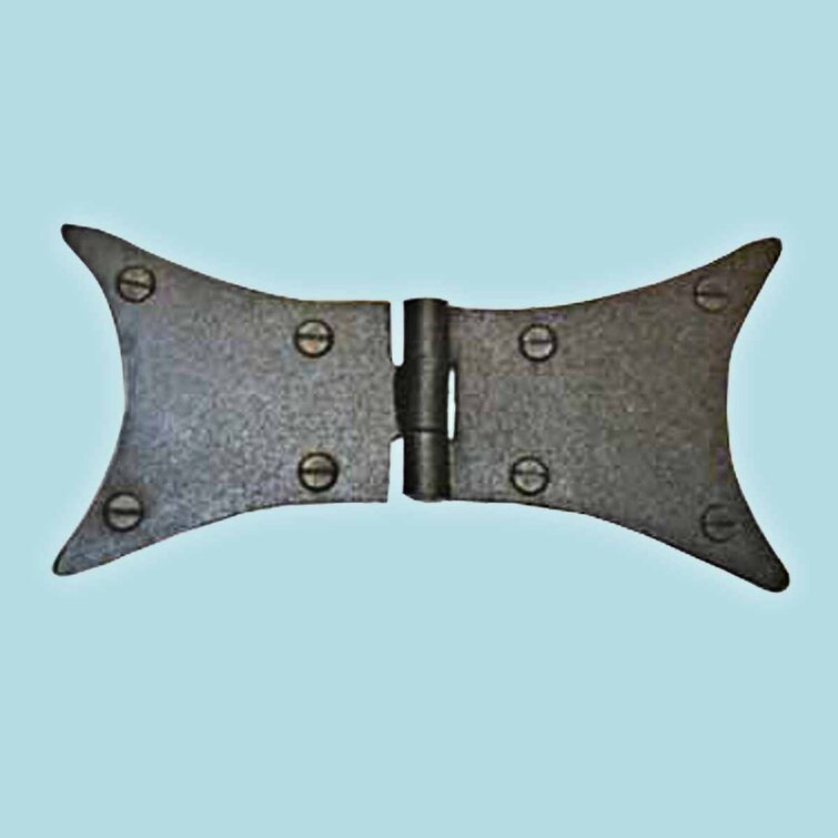 The Renovators Supply Inc. Wrought Iron Butterfly Face Mount Hinge