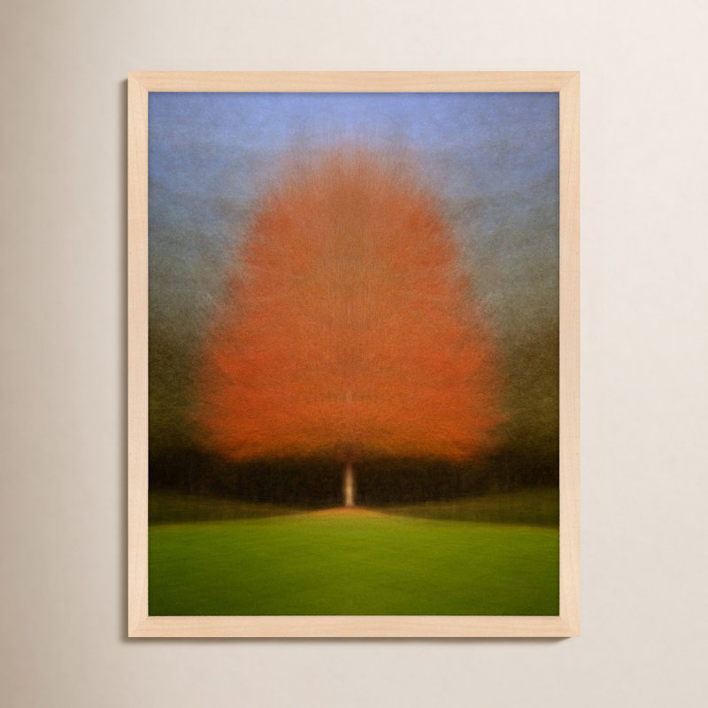 Persistence by Laura Zimmerman - Framed Wall Art, Maple Framed Paper, 50" H x 40" W
