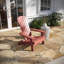 Chaise Adirondack à 2 lattes en bois de polyuréthane et en acier inoxydable Bayfield-88681500