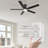 52'' Lusi 5 - Blade LED Flush Mount Ceiling Fan with Light-17027315