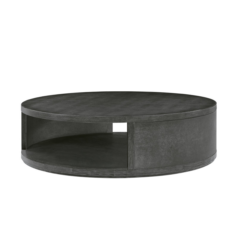 Maxwell Cocktail Table, 17" H x 60" L x 60" W, Obsidian