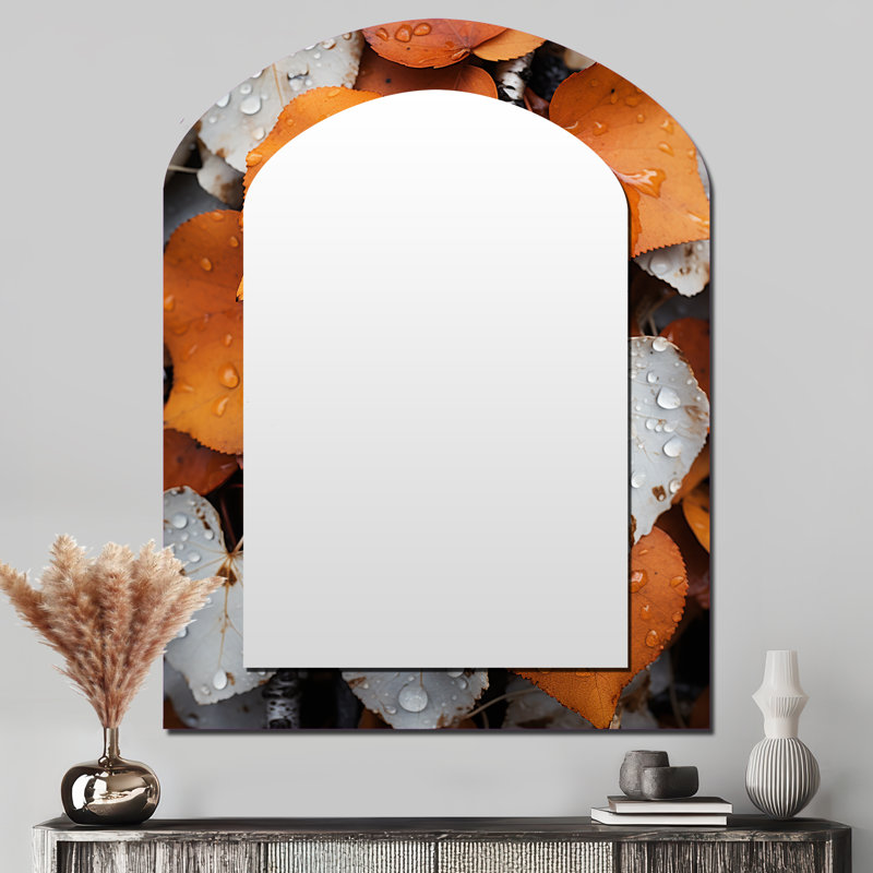 Lriot - Miroir paysager en métal, 43 po x 33 po