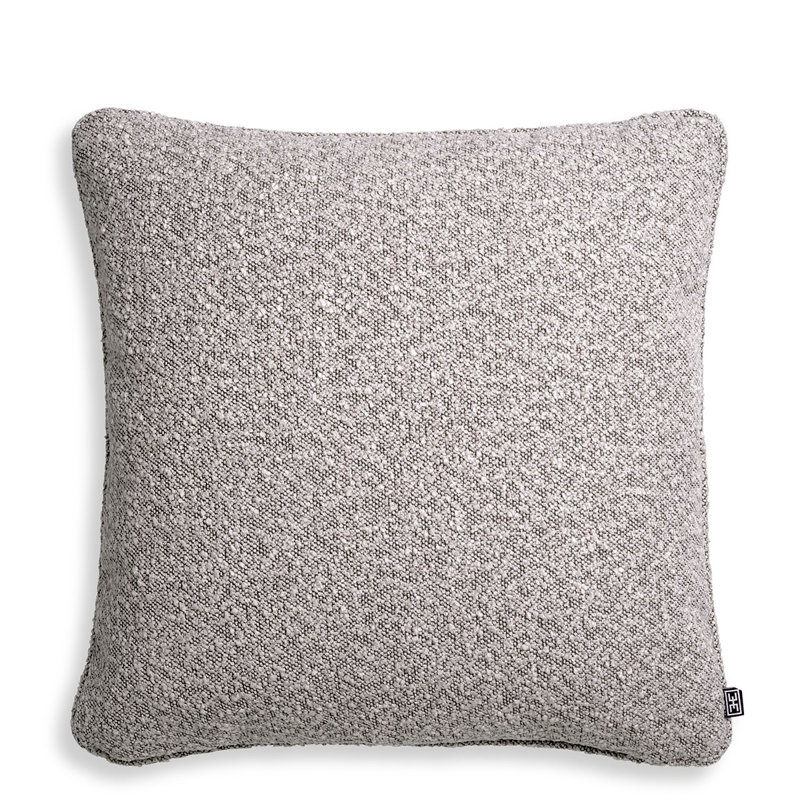 Square Pillow Cover & Insert, 19.69"H x 19.69"W, Boucle Rose