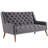 Modway Peruse Tufted Velvet Mid-Century Loveseat-27432218