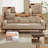 Grimpante 82.7'' Cotton Linen Sleeper Upholstered Sofa Bed with Pillows,Solid Wood Legs-1891079887