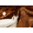 Faux Cowhide Rug | Brown/White | 4.25'x'5-1923327683