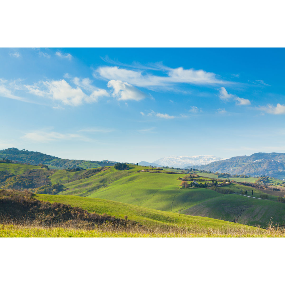 Landschaft in Richtung Campagna von Anzeletti - Druck