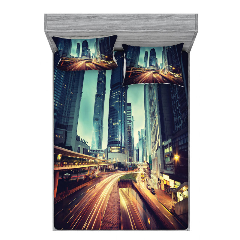 Microfiber Sheet Set, Full Sheet Set with Fitted Sheet