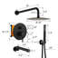 Système de douche complet à double fonction Calder avec valve brute-98287153