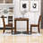 Rainar 3 - Piece Extendable Dining Set with Drop Leaf, 2 Chairs for Small Places-892956642