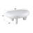 White High Gloss End Table