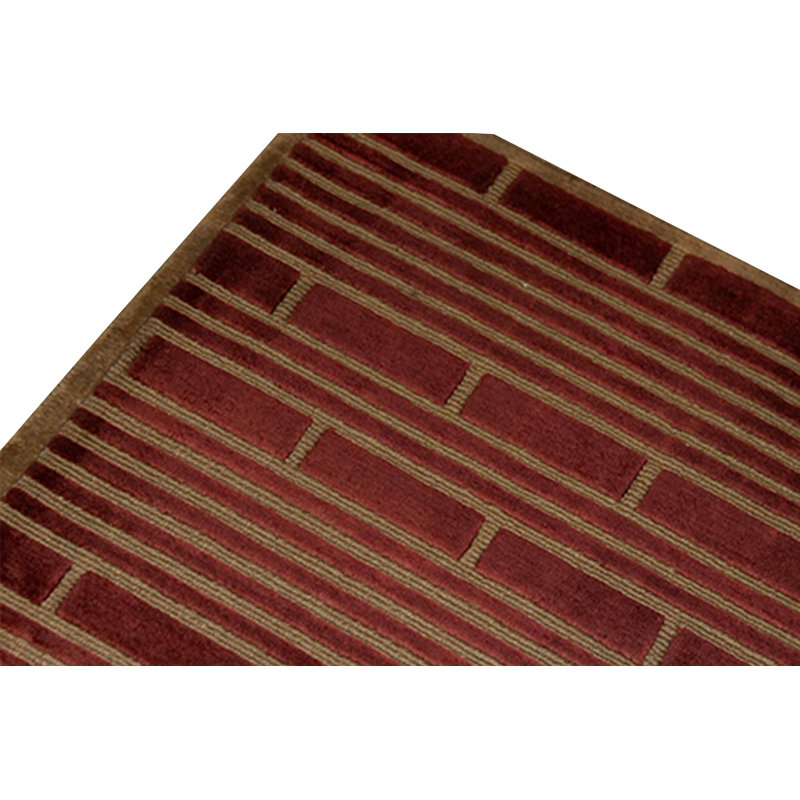 Hand Woven Wool Geometric Area Rug