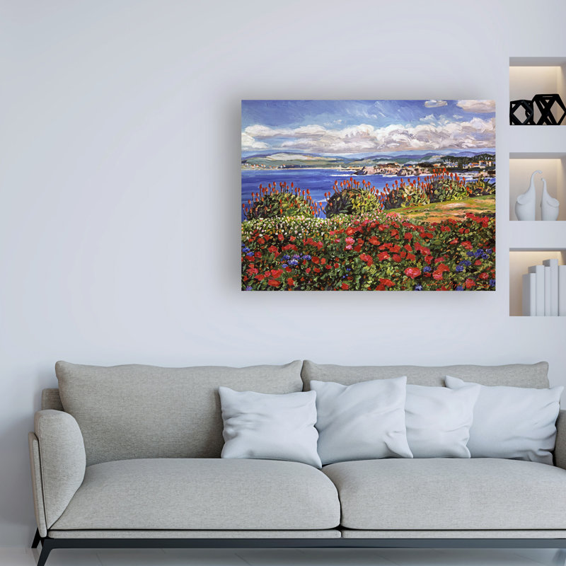 Reproduction d’art sur toile tendue « Blooming Aloe Pacific Grove » par David Lloyd, H 19 po x l 19 po x P 2 po