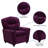 Contemporary Kids Recliner with Cup Holder-56801088