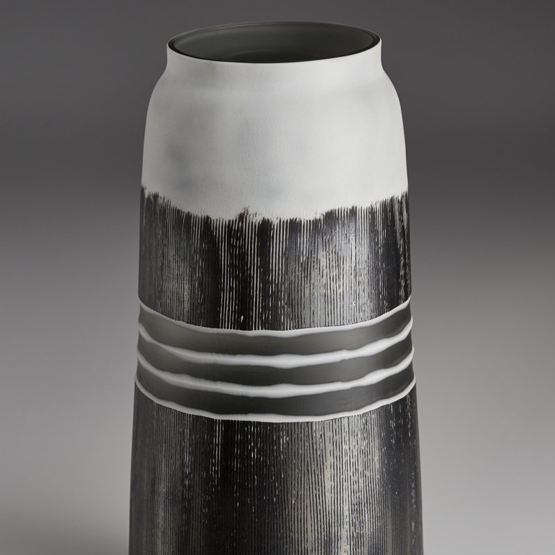 Borneo Handcrafted Table Vase 1, 14.25" H x 6.75" W x 6.75" D