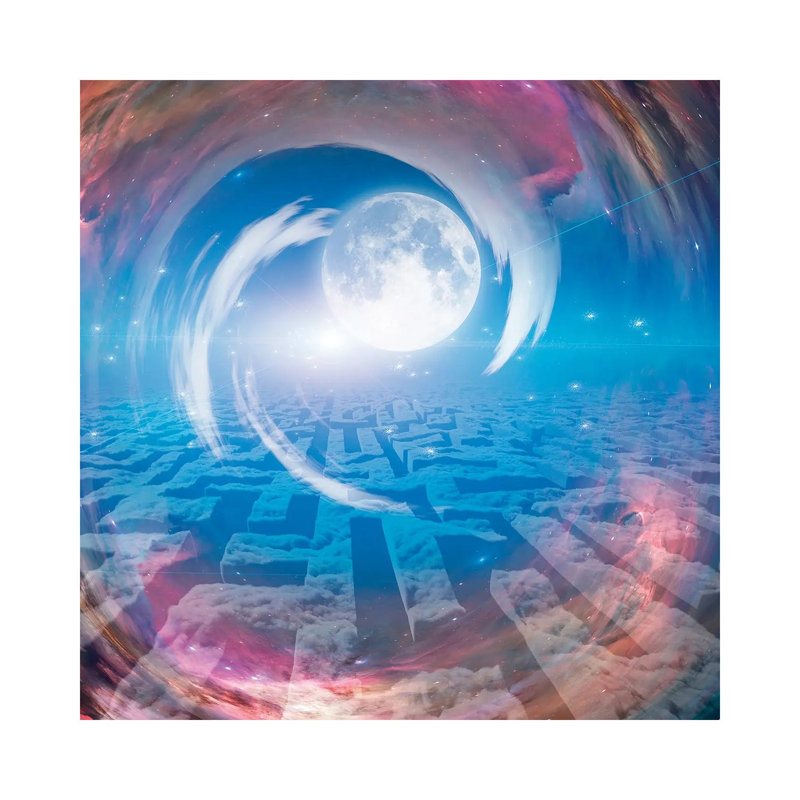 Sky Maze Of Clouds, Tunnel To The Moon by Bruce Rolff - Wrapped Canvas Gallery-Wrapped Canvas Giclée, 30.48 cm H x 30.48 cm W