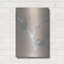  «Faultline Silver» par Design Fabrikken, art mural en métal, 16 po x 24 po-623025066