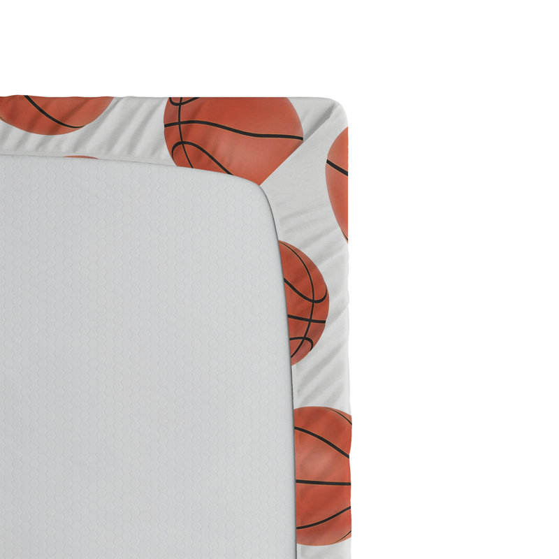Ensemble de 2 drap-housse de basketball Ambesonne, Drap-housse de taille simple