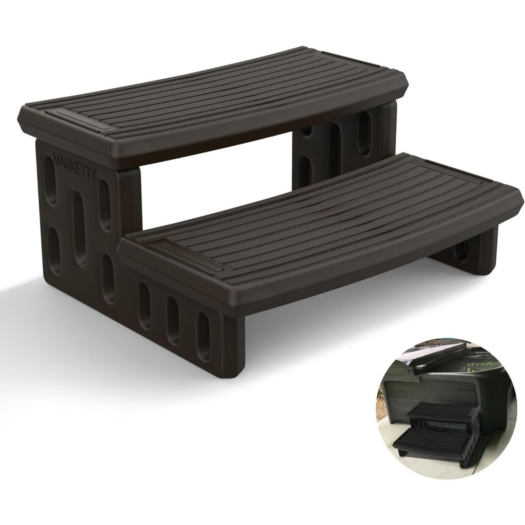 DESIGN SHOP BY SHELL Hot Tub Steps, Non-Slip & Durable Hot Tub Stairs ...