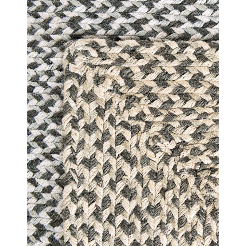 Tapis contemporain Aideen - gris, Carré 7 pi 10 po