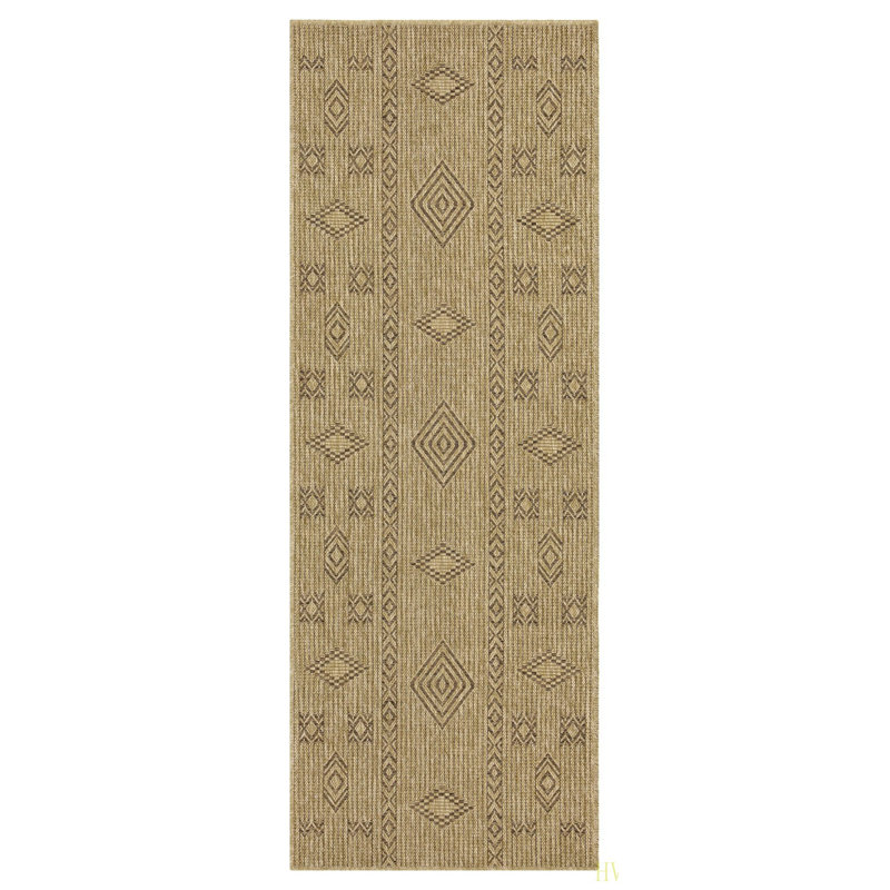 Earth Jute/2 Ft. 7 In. X 7 Ft. 3 In. Indoor/Outdoor Area Rug, Runner 2'7" x 7'3"