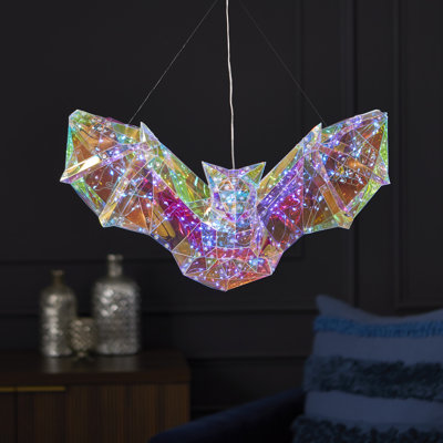 Prismatic Iridescent Phantom Bat 20", LED Lights