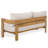 Achilles Teak Patio Sofa