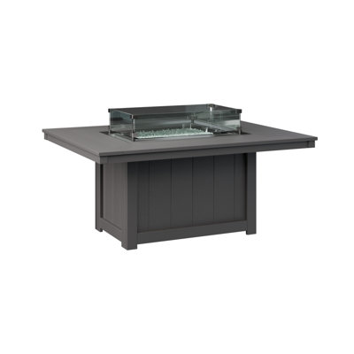 Berlin Gardens Donoma Rectangular Fire Pit Table