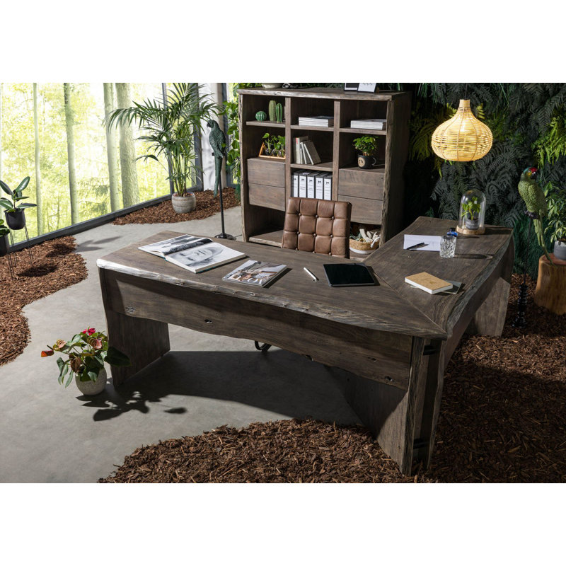 L-Shape Desk, Grey