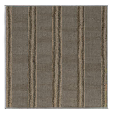 Tapis gris à carreaux lavable à la machine
