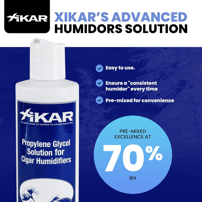 Solution d'humidification pour cigares Xikar, 8 oz