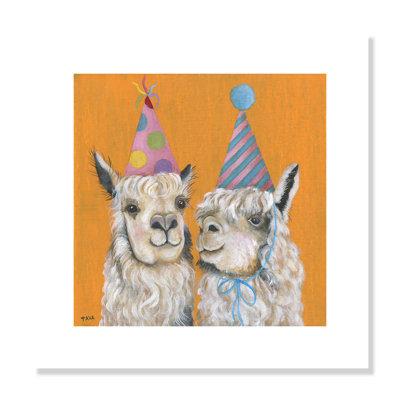 «Rolled Llama Party», impression sur papier