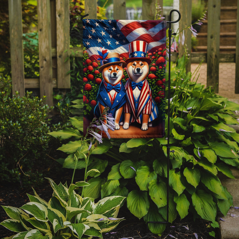 Drapeau All American Garden, Shiba Inu