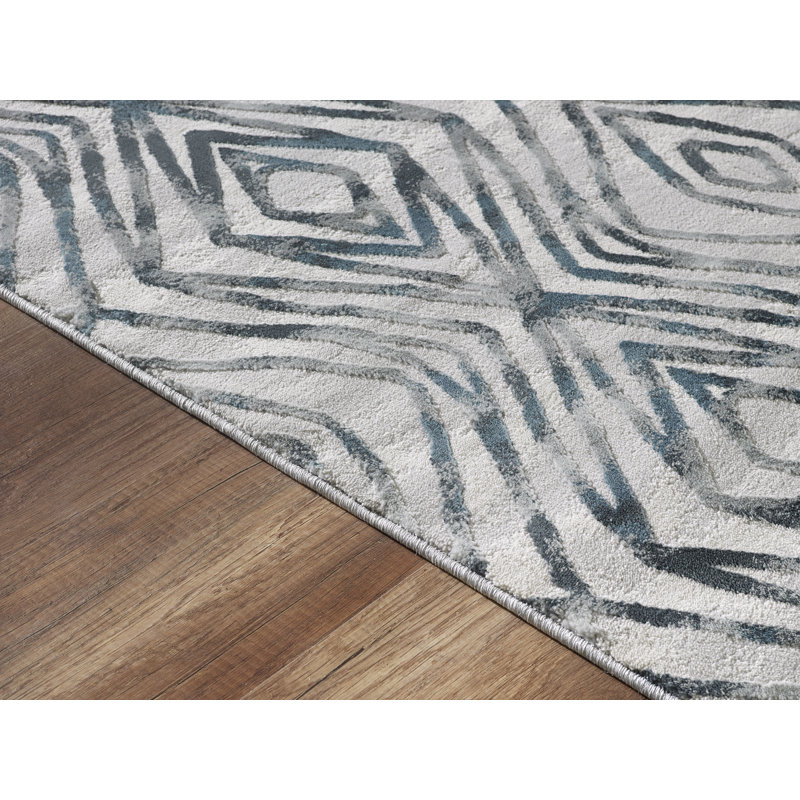 Geometric Indoor Rug, Rectangle 5'3" x 7'6"