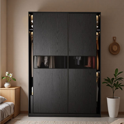 Minimalist Black Wardrobe