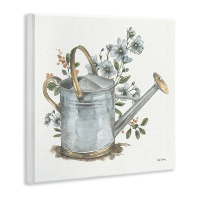 Art mural, "Garden Watering Can" par Leslie Trimbach