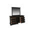 Miroir de commode rectangulaire Wellington