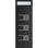 Porte d'entrée extérieure prémontée en PVC-U métal-plastique Manux 8933, noir mat, avec imposte et panneau latéral supérieur. Convient aux bureaux, aux commerces et aux habitations. Parfait pour l'entrée, les patios et les garages. Dimensions : 91,4 cm x 238,9 cm (L 91,4 cm x H 203,2 cm + 35,6 cm). Ouverture à gauche vers l'intérieur.