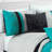 Chloe 7-Piece Pleated Stripe Medallion Embroidered Comforter Set-481065947-481065940