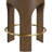 Bocceli Velvet Upholstered Counter Stool-1346270637-1346270636
