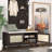 43" Wide Storage Bench With Cushion Entryway Bench-655685539