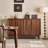 Walnut Solid Wood Sideboard-2107709655