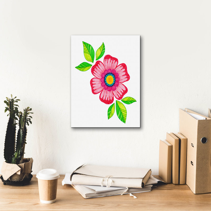 Marker Flower par Hello Angel, H 16 po x l 12 po x P 0,75 po