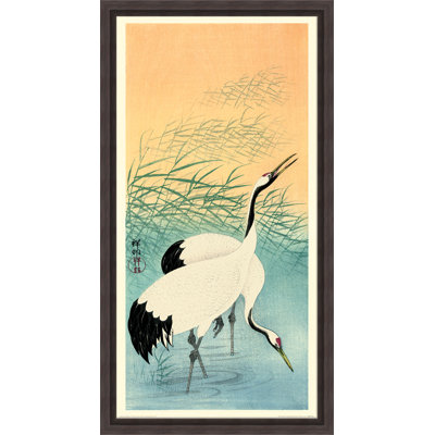 Two Cranes 1 Piece Painting